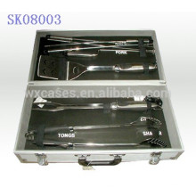 boîte à outils en aluminium solide & portable BBQ